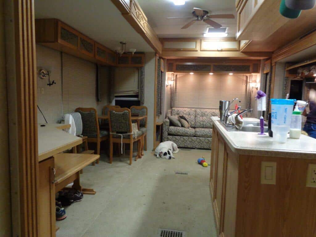 1st look inside the RV
