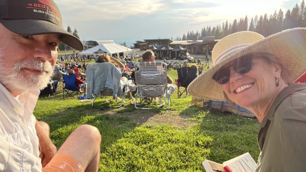 Selfie at Brundage concert